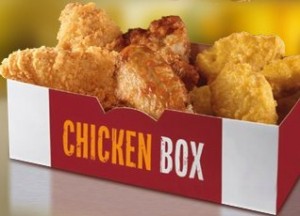 Chicken Box Mc Do - Image officielle La photo officielle de la Chicken Box.
