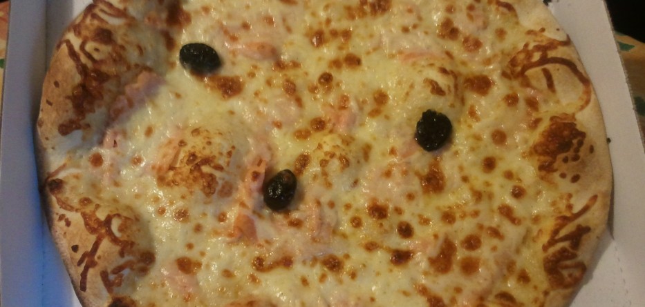 pizza saumon